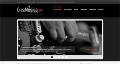 Desktop Screenshot of creamusica.com.ar