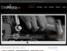 Tablet Screenshot of creamusica.com.ar